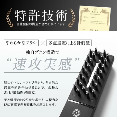 デンキバリブラシ　特許技術